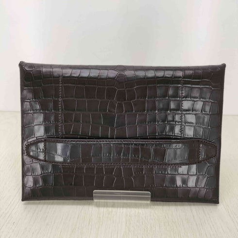 コス COS CROC-EFFECT LEATHER POUCH メンズ