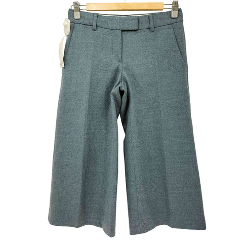 セオリー theory ウールクロップドワイドパンツ レディース XO