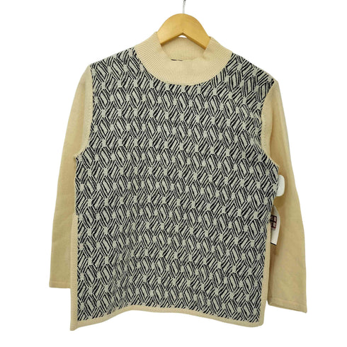 ミュラーオブヨシオクボ muller of yoshiokubo L/S 切り替え ニットトップス レディース JPN:38