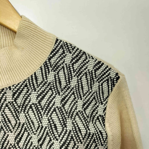 ミュラーオブヨシオクボ muller of yoshiokubo L/S 切り替え ニットトップス レディース JPN:38