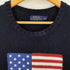 ポロラルフローレン POLO RALPH LAUREN USA製 現行タグ 星条旗 コットンニット メンズ import:L