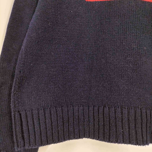 ポロラルフローレン POLO RALPH LAUREN USA製 現行タグ 星条旗 コットンニット メンズ import:L