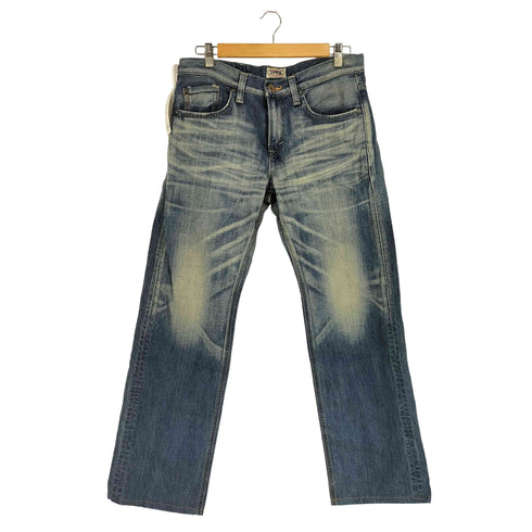 エドウィン EDWIN 504 LOOSE STRAIGHT USED加工 ジップフライデニム メンズ 31inch