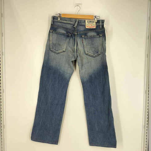 エドウィン EDWIN 504 LOOSE STRAIGHT USED加工 ジップフライデニム メンズ 31inch