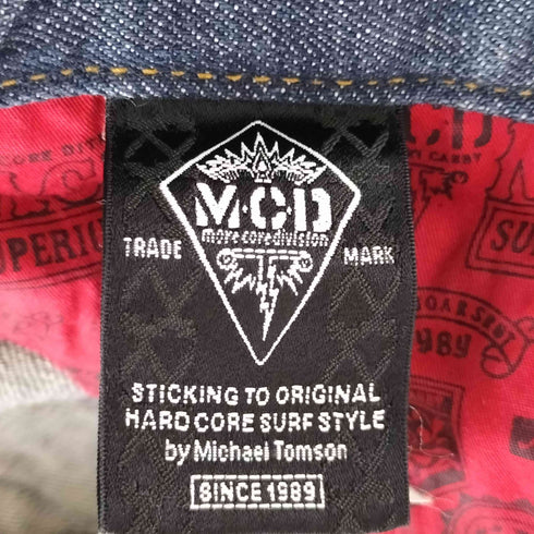 エムシーディー MCD ローライズ USED加工 ジップフライデニム お兄系 Y2K メンズ JPN:XL