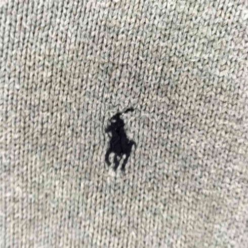 ポロバイラルフローレン Polo by RALPH LAUREN ポニー刺繍 ウール クルーネック セーター ポニー刺繍 メンズ import:XL