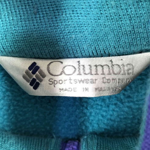 コロンビア Columbia 90s Radial Sleeve ジップフリースジャケット レディース M