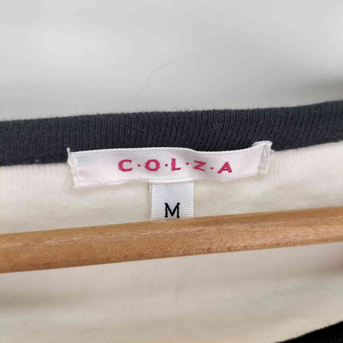 コルザ C・O・L・Z・A ラメプリント クロップドラグランスリーブTシャツ レディース JPN:M