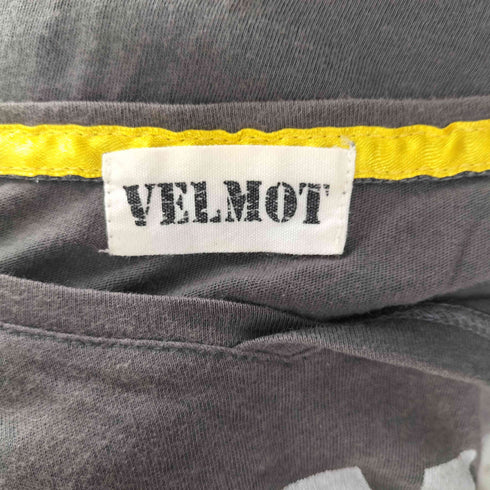 VELMOT Y2K 両面プリント VネックTシャツ レディース JPN:S