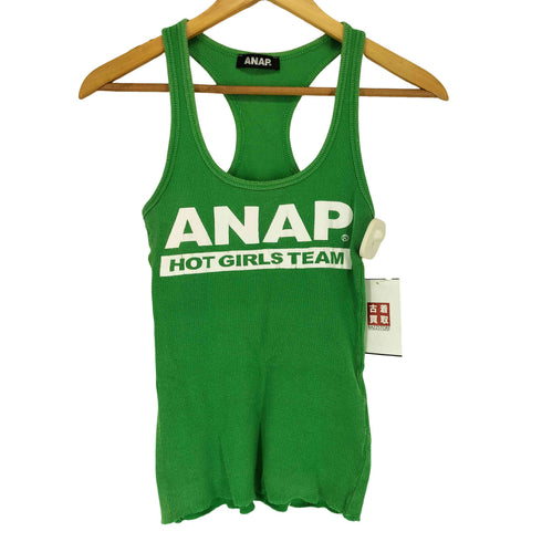 アナップ ANAP Y2K フロントプリントタンクトップ レディース