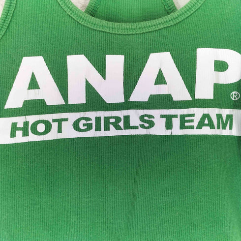 アナップ ANAP Y2K フロントプリントタンクトップ レディース
