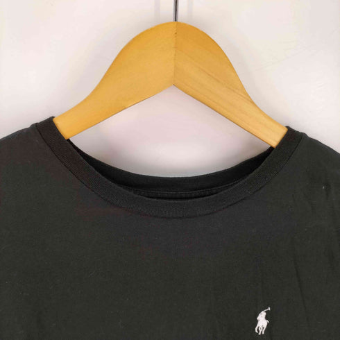 ポロラルフローレン POLO RALPH LAUREN クルーネック刺繍Tシャツ レディース import:M