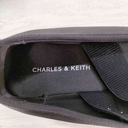チャールズアンドキース CHARLES&KEITH バレエシューズ パンプス スクエアトゥ メリージェーンバレエフラット レディース