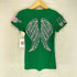Miss Bride Y2K 天使の羽 プリント タイトクルーネックTシャツ レディース