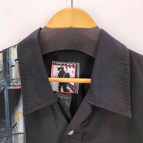 DAMANI DADA 90-00S Swiching Design Loose Open Collar Shirt メンズ 2XL