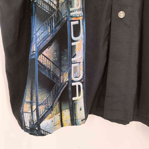 DAMANI DADA 90-00S Swiching Design Loose Open Collar Shirt メンズ 2XL