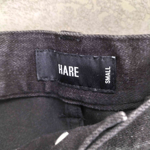 ハレ HARE デニムスリムフレアカットパンツ メンズ S