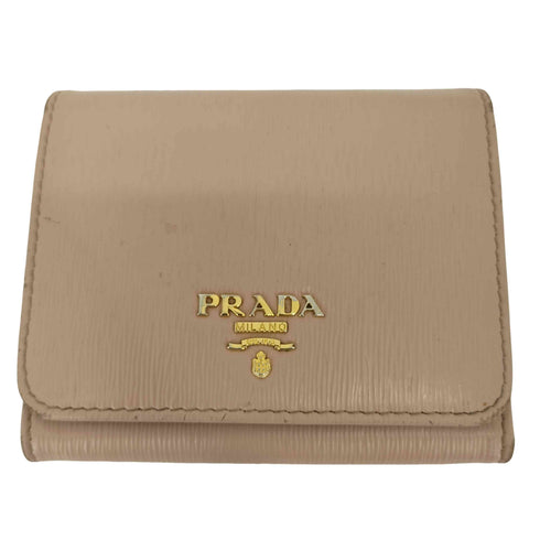 プラダ PRADA ロゴプレートウォレット レディース
