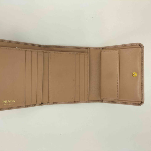 プラダ PRADA ロゴプレートウォレット レディース