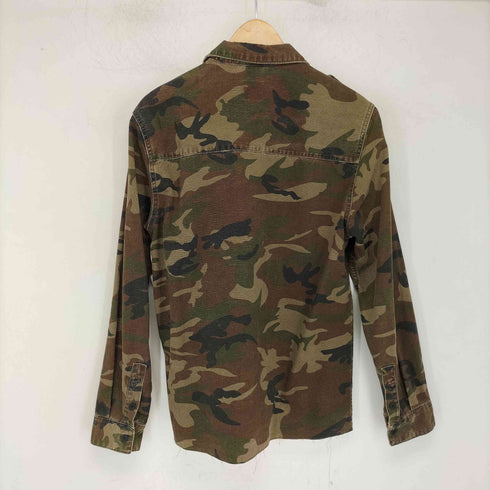 ザラ ZARA 迷彩 エポレット シャツジャケット メンズ import:S