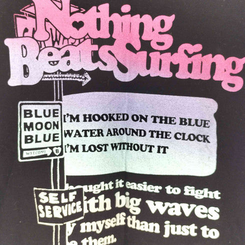 BLUE MOON BLUE Y2K 両面プリント 半袖Tシャツ レディース FREE