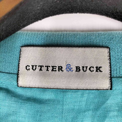 カッターアンドバック CUTTER&BUCK 襟素材切替 リネン オープンカラーシャツ メンズ 3XB