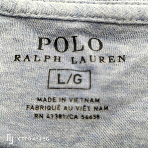ポロラルフローレン POLO RALPH LAUREN 同色 ポニー刺繍 S/S Tシャツ メンズ import:L