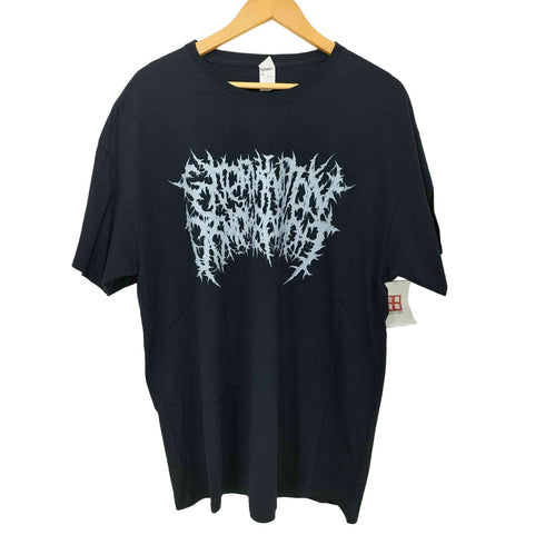 フルーツオブザルーム FRUIT OF THE LOOM スラミングブルータルデスメタル バンド ロゴ プリント S/S Tシャツ メンズ import:XL