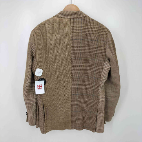 ポロバイラルフローレン Polo by RALPH LAUREN RL67 パッチワーク リネンブレンドジャケット メンズ US:40