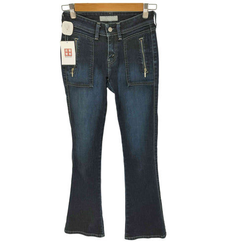 リーバイス Levis LADY STYE フロントジップポケット ローライズ フレアデニム レディース US:28-29
