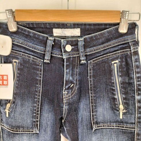 リーバイス Levis LADY STYE フロントジップポケット ローライズ フレアデニム レディース US:28-29