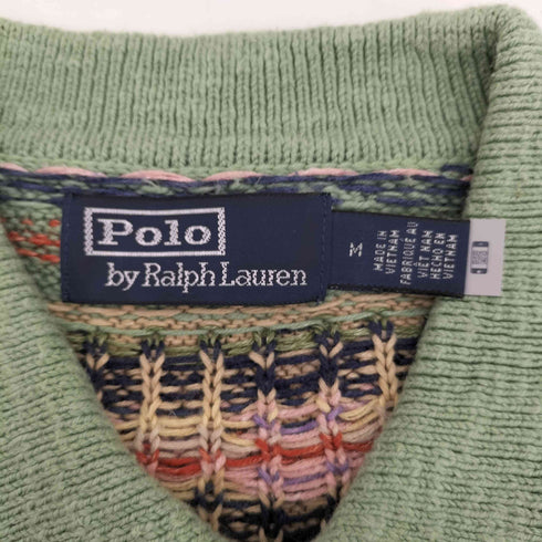 ポロバイラルフローレン Polo by RALPH LAUREN フェアアイル ポロカラー セーター メンズ import:M