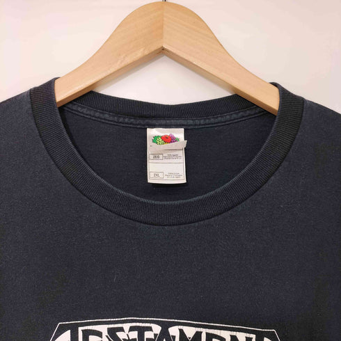 フルーツオブザルーム FRUIT OF THE LOOM 00s Renited We Stand スラッシュメタル バンド アートワーク プリント S/S Tシャツ メンズ import:XXL