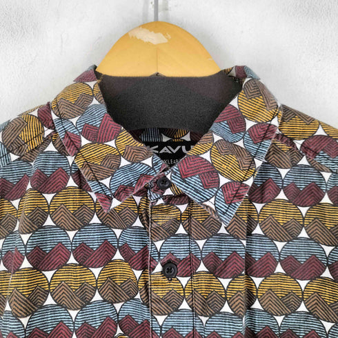 KAVU 90S 総柄 S/S シャツ メンズ import:M