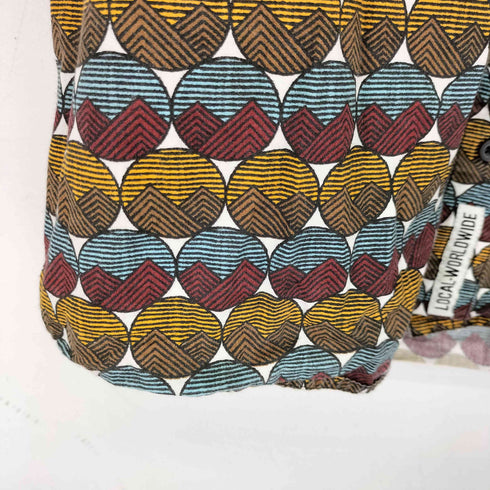 KAVU 90S 総柄 S/S シャツ メンズ import:M