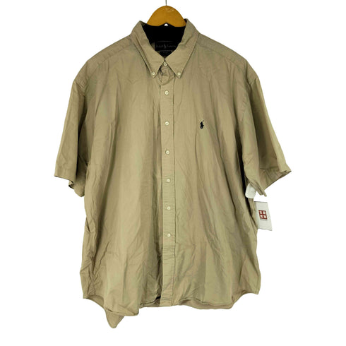 ラルフローレン RALPH LAUREN BLAKE スモールポニー刺繍 S/S BDシャツ メンズ import:XXL