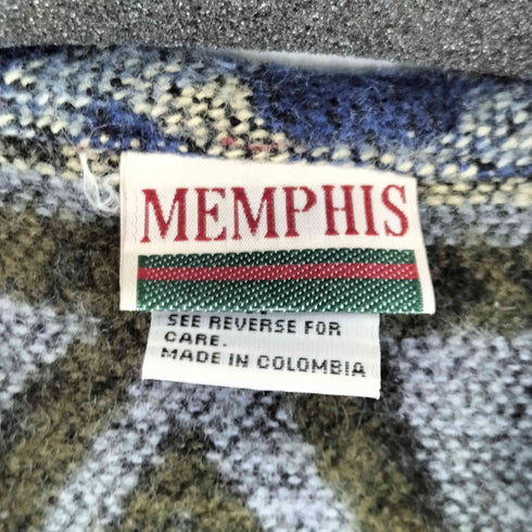 MEMPHIS 90S ウールブレンド ネイティブ柄 ベスト レディース import:M