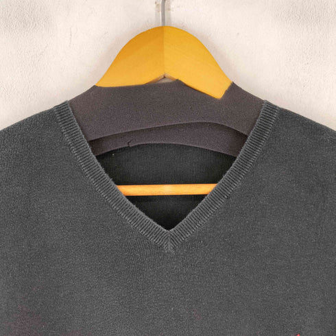 ポロバイラルフローレン Polo by RALPH LAUREN スモールポニー刺繍 コットン Vネックセーター メンズ import:M