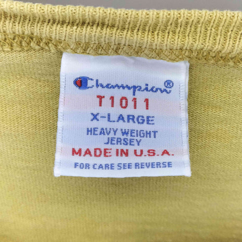 チャンピオン Champion USA製 フロントポケット クルーネックTシャツ メンズ XL