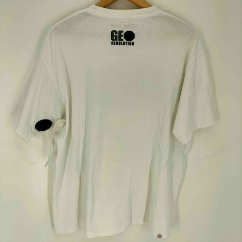 グッドイナフ GOODENOUGH 00S 2001 COTTON BASE This Machine Kills Fascist プリント S/S クルーネック Tシャツ メンズ import:L