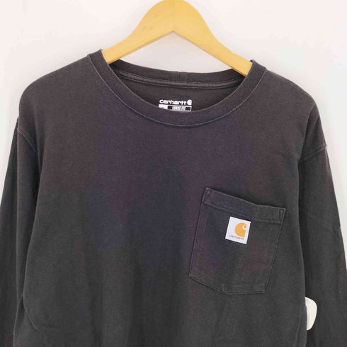 カーハート Carhartt LOOSE FIT HEAVYWEIGHT LONG-SLEEVE POCKET T-SHIRT メンズ import:M