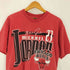 ナツメグ NUTMEG 90s USA製 シングルステッチ チームロゴプリント クルーネックTシャツ メンズ import:M