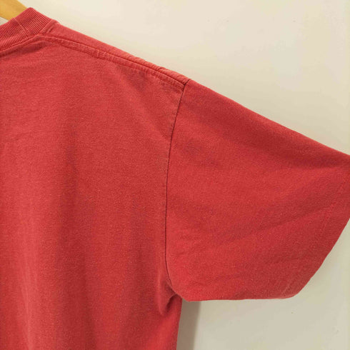 ナツメグ NUTMEG 90s USA製 シングルステッチ チームロゴプリント クルーネックTシャツ メンズ import:M