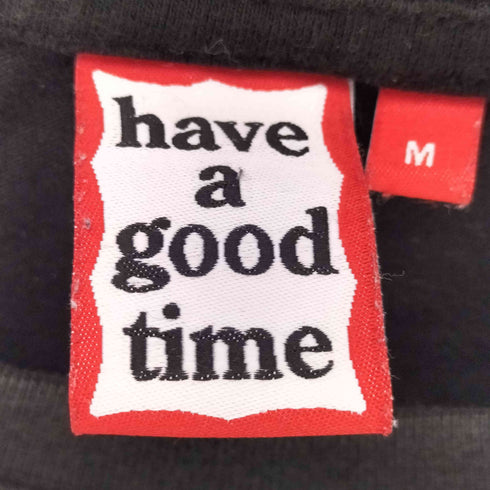 ハブアグッドタイム HAVE A GOOD TIME ブランドロゴプリント クルーネックTシャツ メンズ import:M