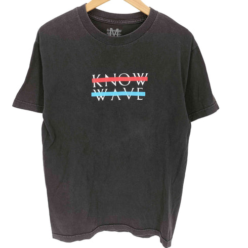 ノーウェーブ KNOW WAVE 初期 プリントタグ Chest Logo T-Shirt メンズ