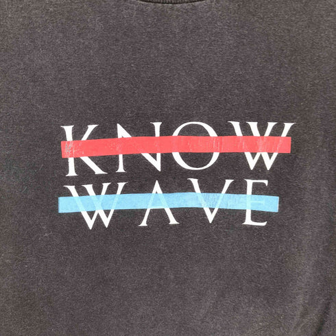 ノーウェーブ KNOW WAVE 初期 プリントタグ Chest Logo T-Shirt メンズ