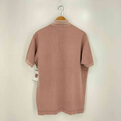 ラコステ LACOSTE オーガニックコットン ミネラルダイ鹿の子地 半袖ポロシャツ メンズ import:L