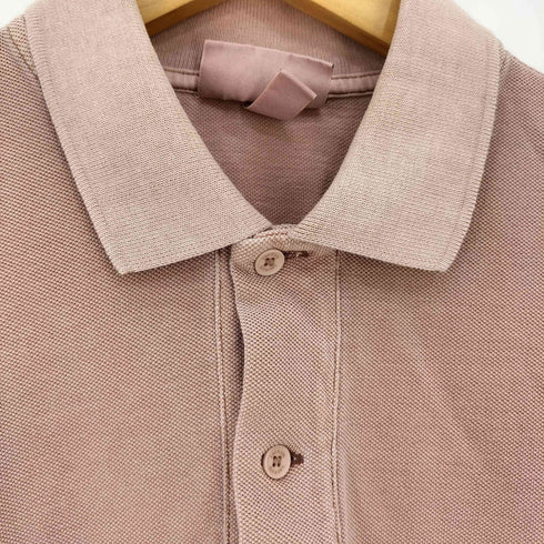 ラコステ LACOSTE オーガニックコットン ミネラルダイ鹿の子地 半袖ポロシャツ メンズ import:L