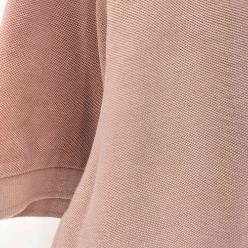 ラコステ LACOSTE オーガニックコットン ミネラルダイ鹿の子地 半袖ポロシャツ メンズ import:L
