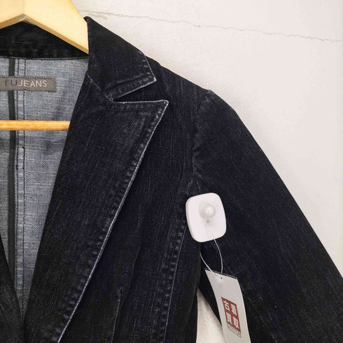 RUJEANS ベロア 1Bテーラードジャケット Y2K レディース M